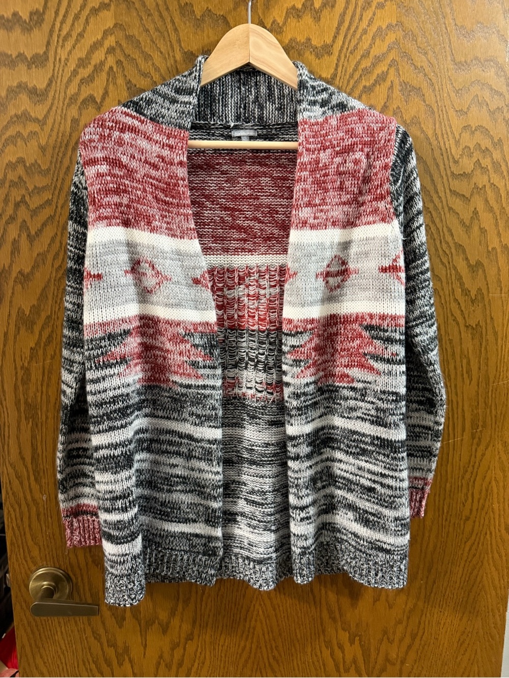 Charlotte Russe Southwestern Aztec Cardigan Sweater Size Small Boho